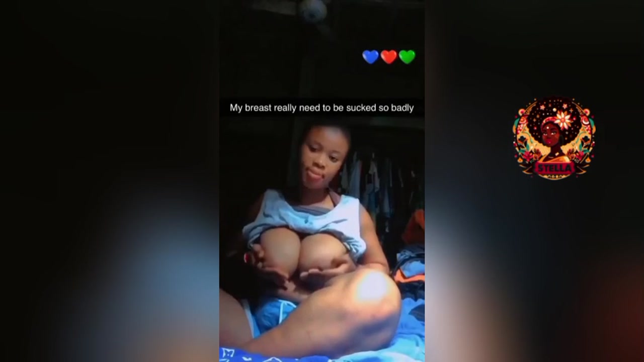 Watch: She needs a man to suck her sweet boobs preview image