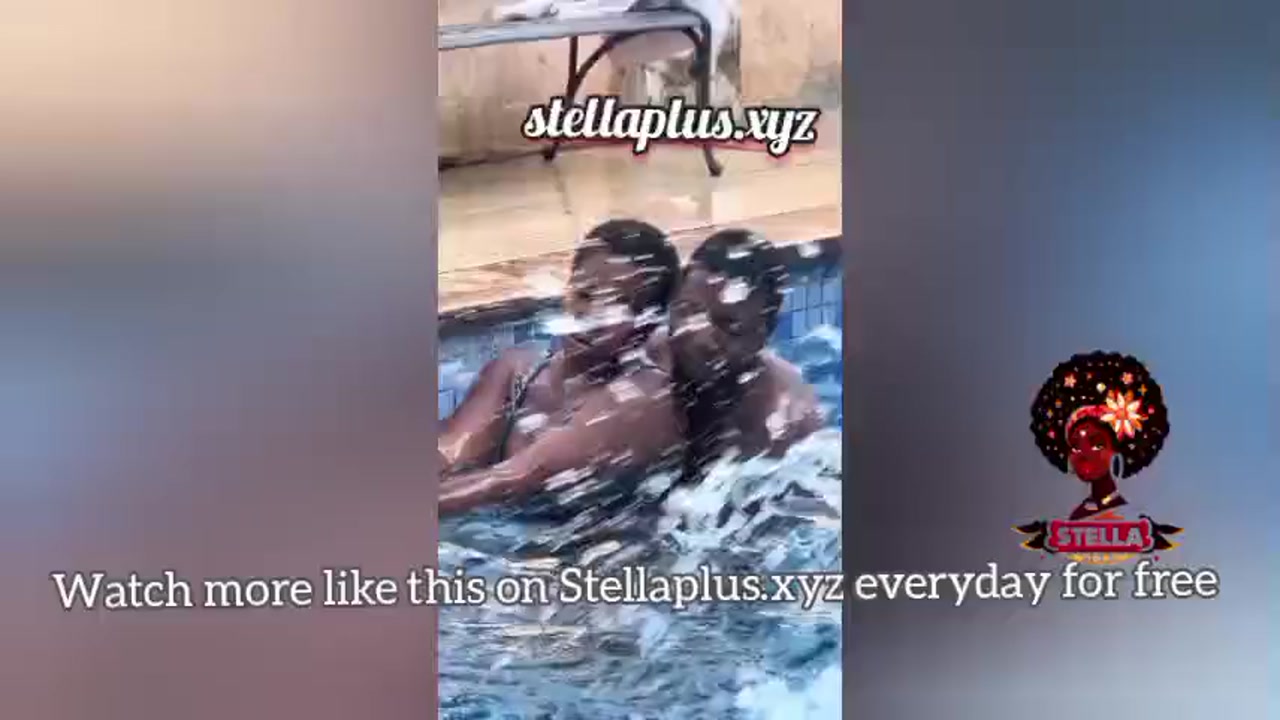 Pool sex video:  Teenage girl getting fucked in the pool by oversabi intrustor preview image