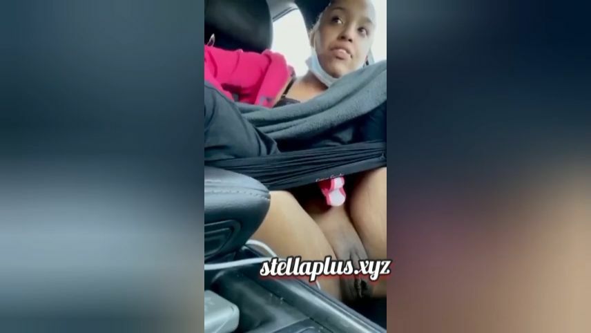 Onlyfans babe masturbating on camera in the car seat