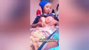 SA babe sucking own breast