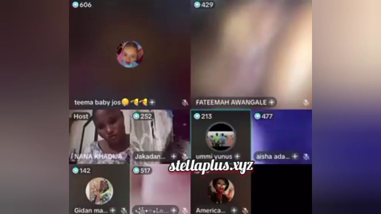 Tiktokers masturbating live in group