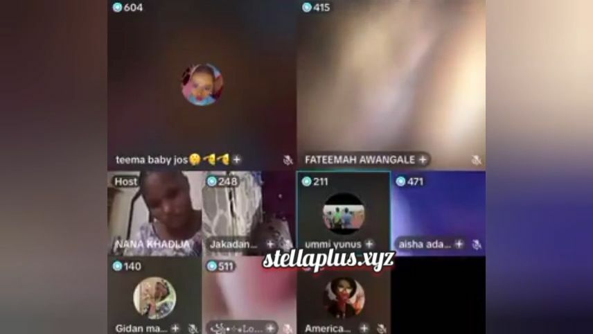 Tiktokers masturbating live in group